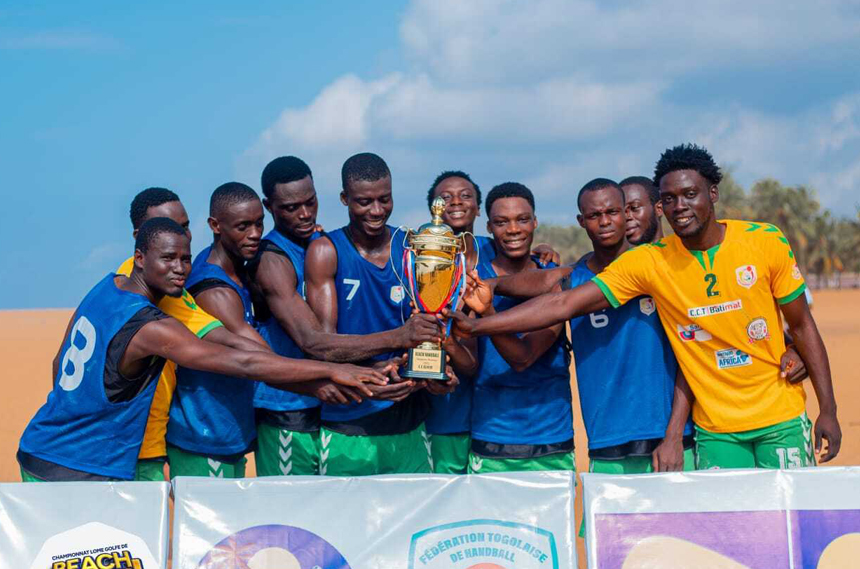 Lomé League beach handball tournament: AKOA wins!